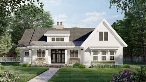 Farmhouse House Plan - Shadow Brook 99907 - Front Exterior
