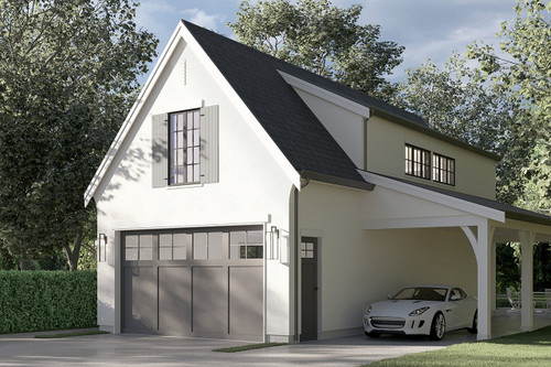 Traditional House Plan - Midway 91835 - Front Exterior