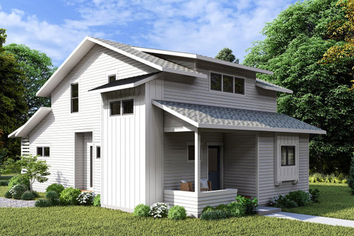 Cottage House Plan - Franklin 96712 - Front Exterior
