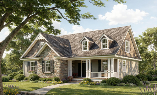 Country House Plan - Mountain Brook 79510 - Front Exterior