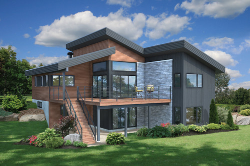 Modern House Plan - 67091 - Front Exterior