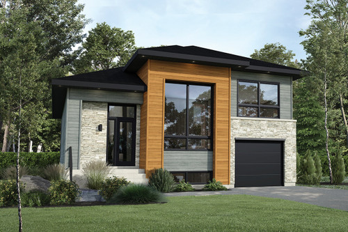 Modern House Plan - 32715 - Front Exterior