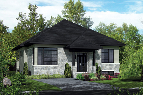 Modern House Plan - 19231 - Front Exterior