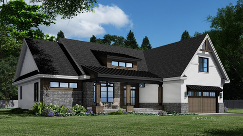 Farmhouse House Plan - Waterbury 19583 - Front Exterior