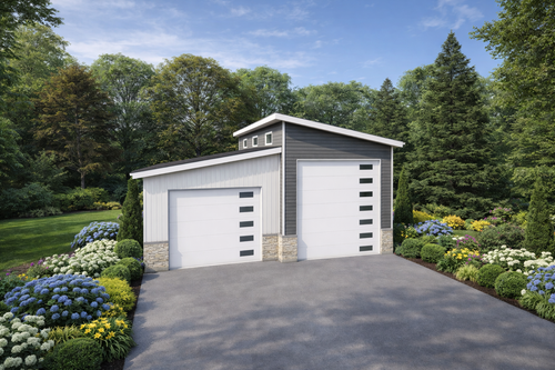 Modern House Plan - The Griff Garage 13789 - Front Exterior