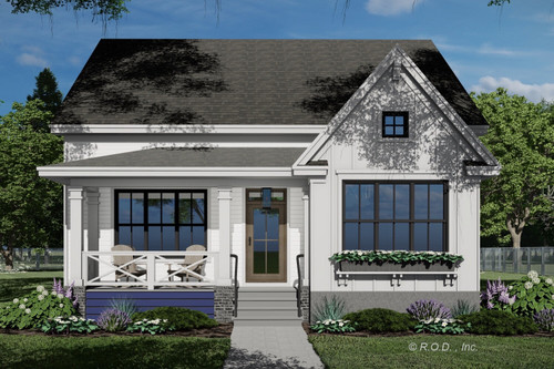 Farmhouse House Plan - Ashburn 99334 - Front Exterior