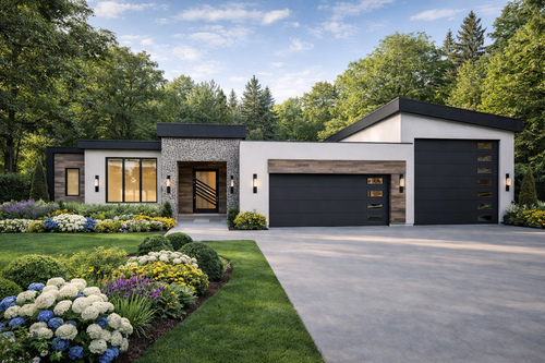 Modern House Plan - The Coral 46179 - Front Exterior