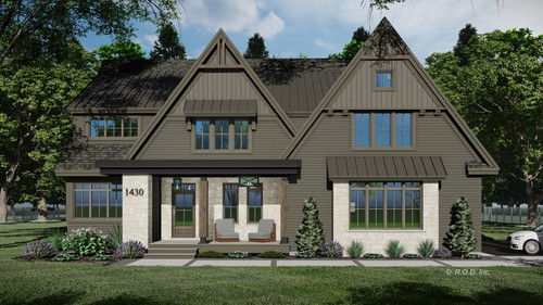 Traditional House Plan - Raven 34356 - Front Exterior