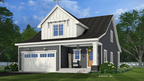 Craftsman House Plan - Adrian 87466 - Front Exterior