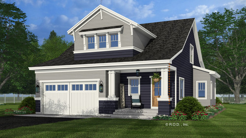 Bungalow House Plan - Ridgeway 95238 - Front Exterior