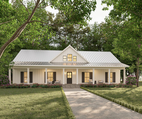 Farmhouse House Plan - 87620 - Front Exterior