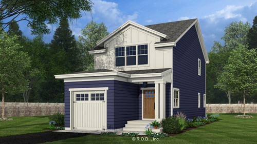 Craftsman House Plan - Conrad 61803 - Front Exterior