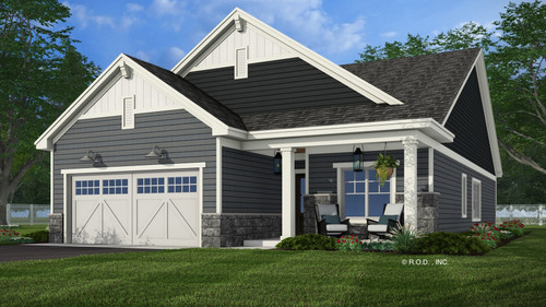 Craftsman House Plan - Cecilia 99180 - Front Exterior