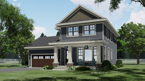 Traditional House Plan - Willows 21358 - Front Exterior