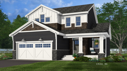 Bungalow House Plan - Huron 18515 - Front Exterior