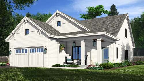 Farmhouse House Plan - Medina 32746 - Front Exterior