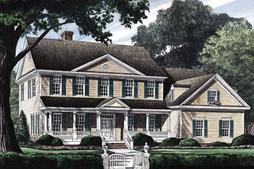 Southern House Plan - Woodbridge 73378 - Front Exterior