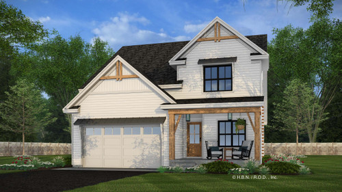 Farmhouse House Plan - Hagwood 18248 - Front Exterior