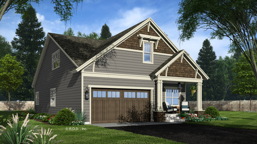 Bungalow House Plan - Delilah 59098 - Front Exterior