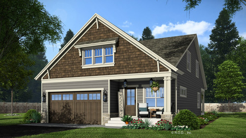 Bungalow House Plan - Dorothy 95185 - Front Exterior
