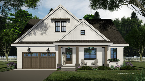 Farmhouse House Plan - Sunny Acres 94059 - Front Exterior