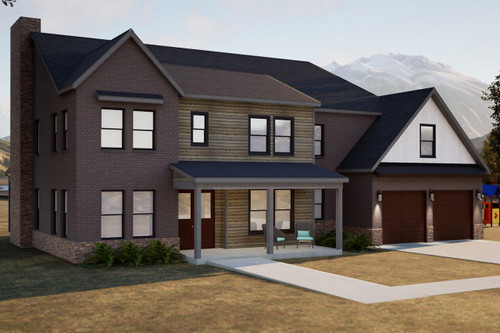 Contemporary House Plan - Joel 84850 - Front Exterior
