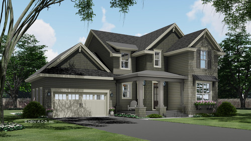 Craftsman House Plan - Pineview 85840 - Front Exterior