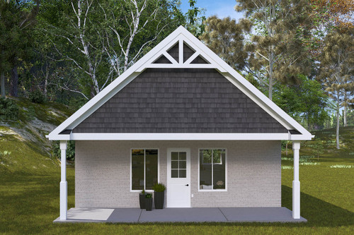 Bungalow House Plan - Dumas 63772 - Front Exterior