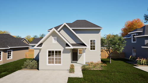Cottage House Plan - 59760 - Front Exterior