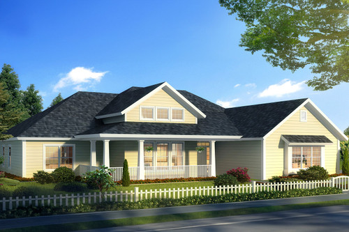 Cottage House Plan - Keystone 18854 - Front Exterior