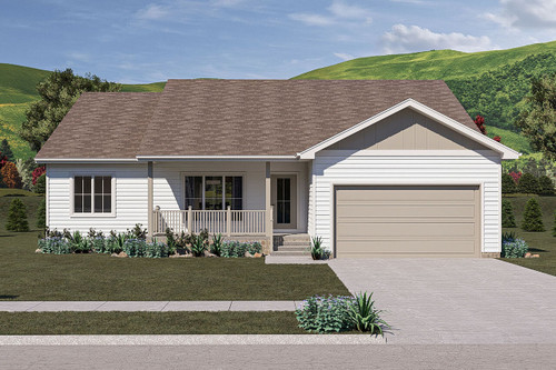 Craftsman House Plan - Blue Castle 46333 - Front Exterior