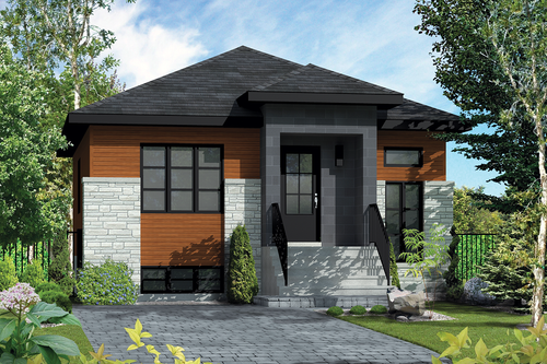 Modern House Plan - 19822 - Front Exterior