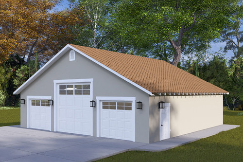 Traditional House Plan - Joyce Garage 95980 - Front Exterior