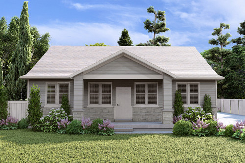 Cottage House Plan - Odobasic 41988 - Front Exterior