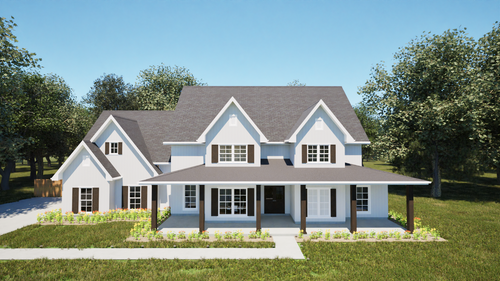 Farmhouse House Plan - 94577 - Front Exterior