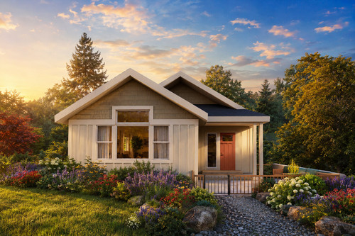 Craftsman House Plan - Groveland 64015 - Front Exterior