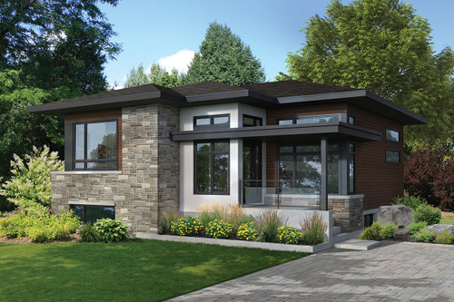 Modern House Plan - 30485 - Front Exterior