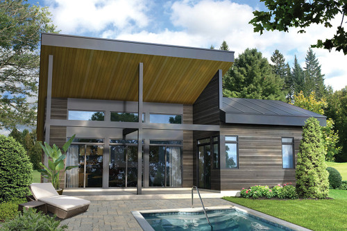Modern House Plan - 27773 - Front Exterior