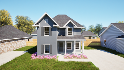 Country House Plan - 64222 - Front Exterior