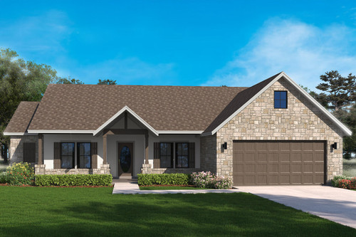 Ranch House Plan - 49707 - Front Exterior