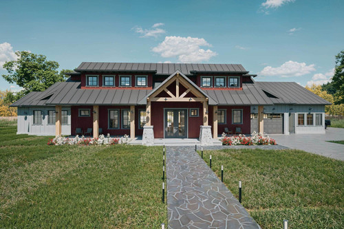 Farmhouse House Plan - Ironwood Haven 25889 - Front Exterior