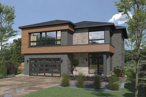 Modern House Plan - 22462 - Front Exterior