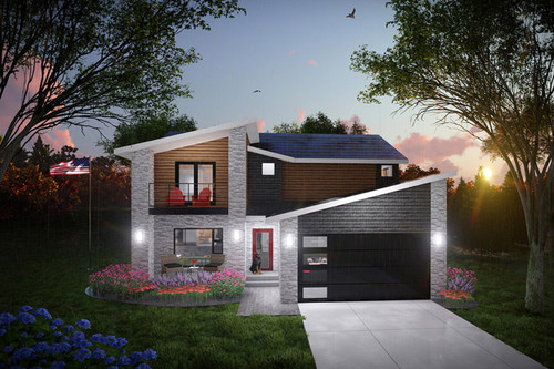 Modern House Plan - 74823 - Front Exterior