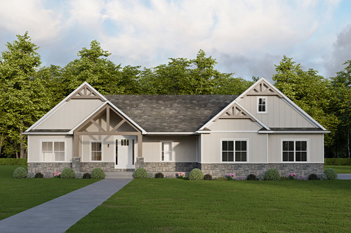 Craftsman House Plan - 31283 - Front Exterior