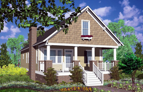 Bungalow House Plan - Warrior River 33972 - Front Exterior