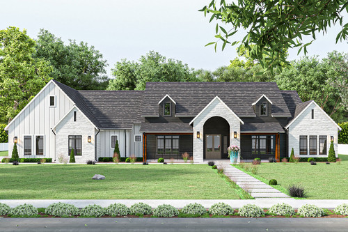 Farmhouse House Plan - Vida 28412 - Front Exterior