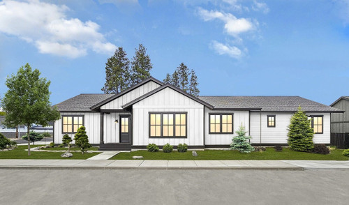 Ranch House Plan - McClellan 73763 - Front Exterior