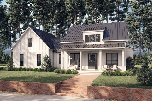 Country House Plan - Charleston 35525 - Front Exterior