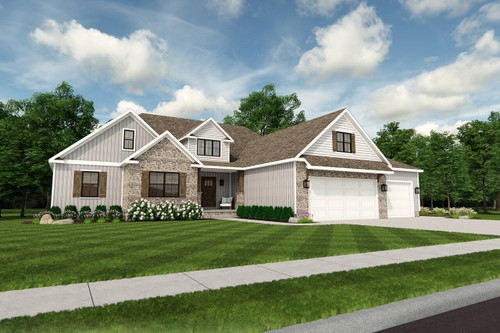 Country House Plan - 36275 - Front Exterior