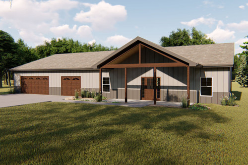 Country House Plan - Grand Valley 38658 - Front Exterior